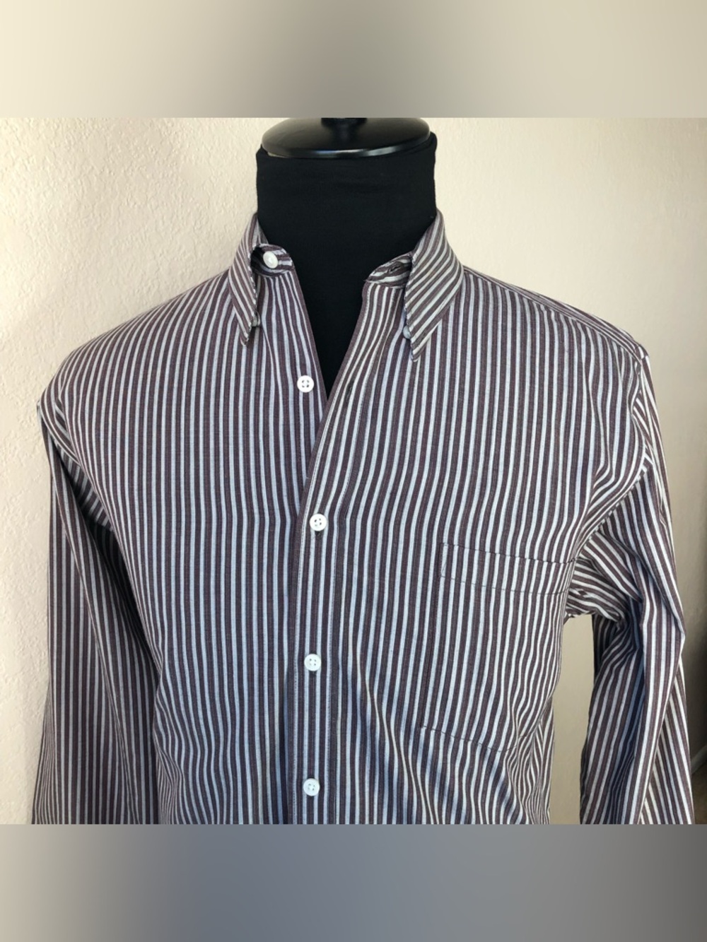 Geoffrey Beene Dress Shirt Wrinkle-Free Size 32/33